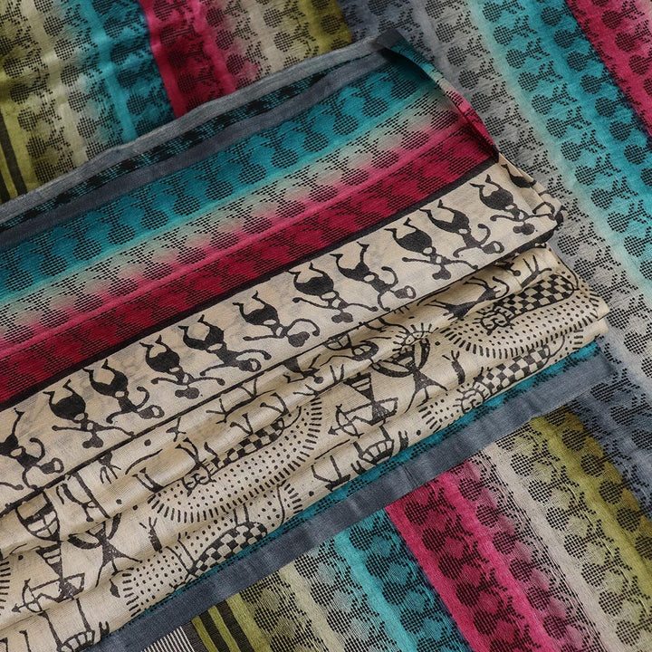 Handloom Sambalpuri Tusser Saree Handloom Saree_Tussser Silk Priyadarshini Handloom