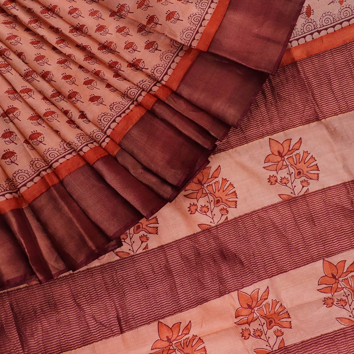 Handloom Sambalpuri Tusser Saree Handloom Saree_Tussser Silk Priyadarshini Handloom