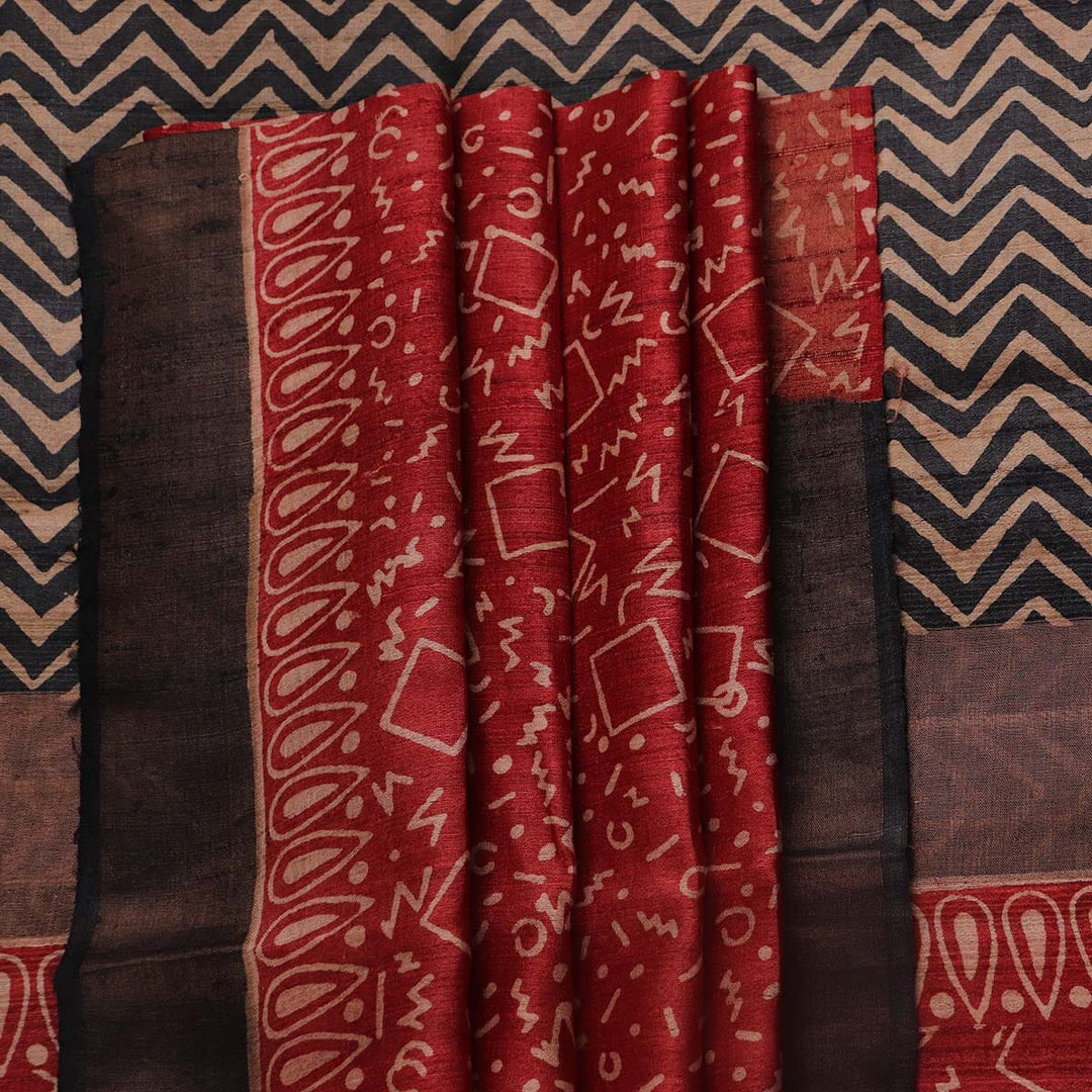 Handloom Sambalpuri Tusser Saree Handloom Saree_Tussser Silk Priyadarshini Handloom