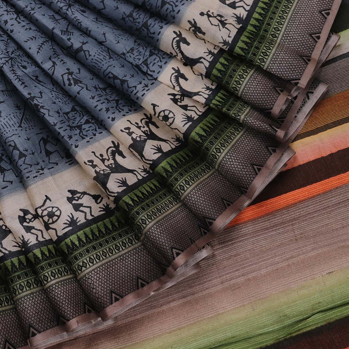 Handloom Sambalpuri Tusser Saree Handloom Saree_Tussser Silk Priyadarshini Handloom