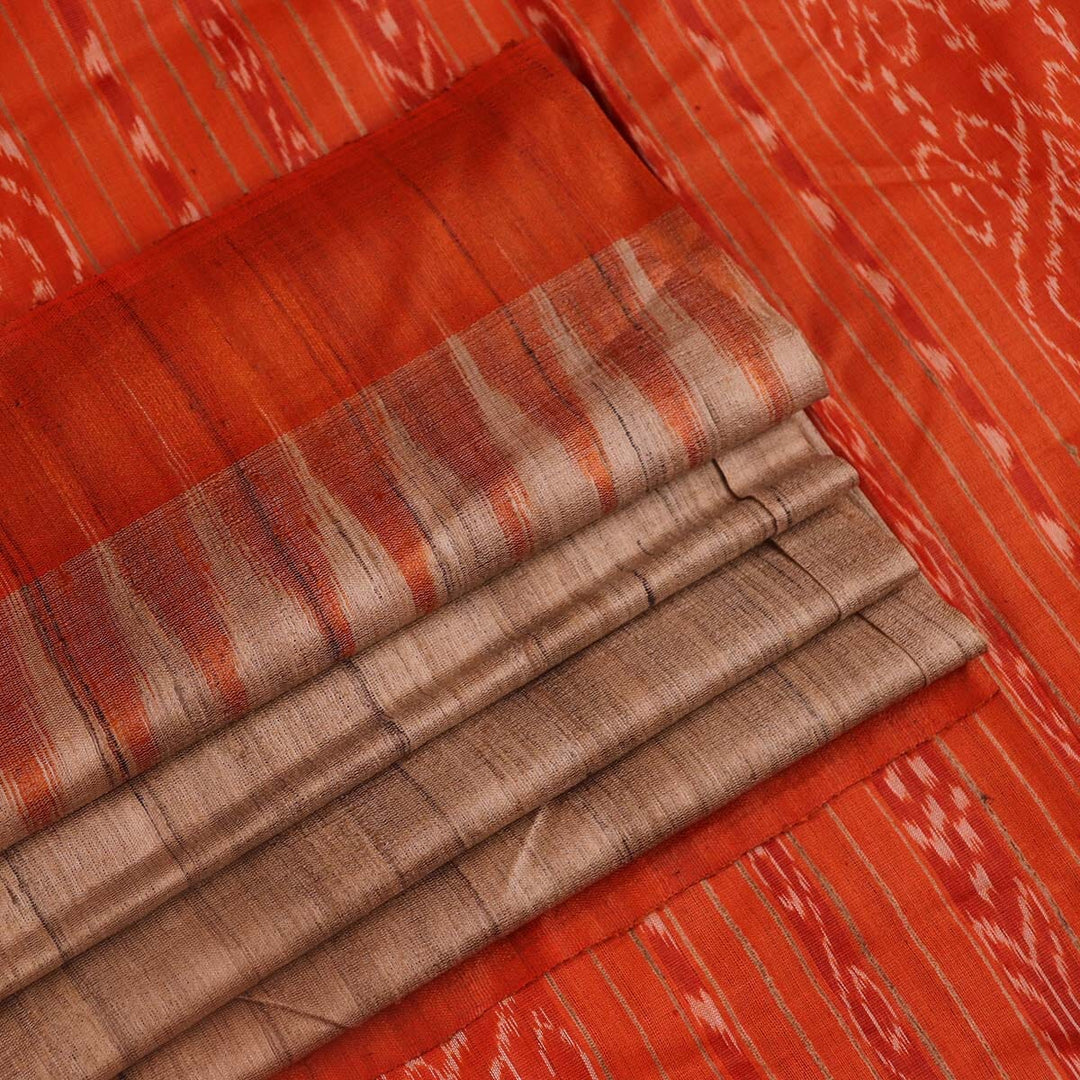 Handloom Sambalpuri Tusser Saree Handloom Saree_Tussser Silk Priyadarshini Handloom 