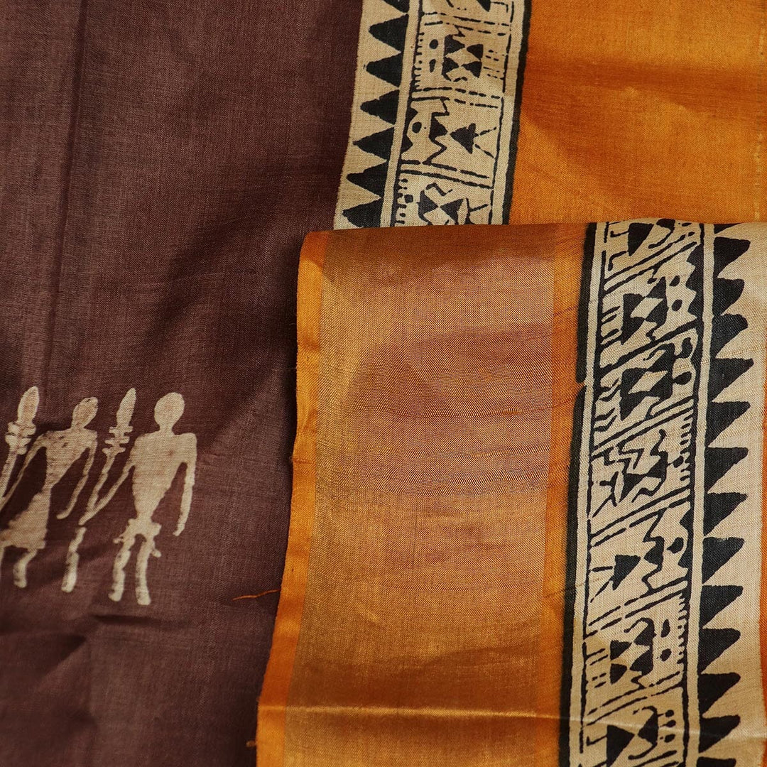 Handloom Sambalpuri Tusser Saree Handloom Saree_Tussser Silk Priyadarshini Handloom