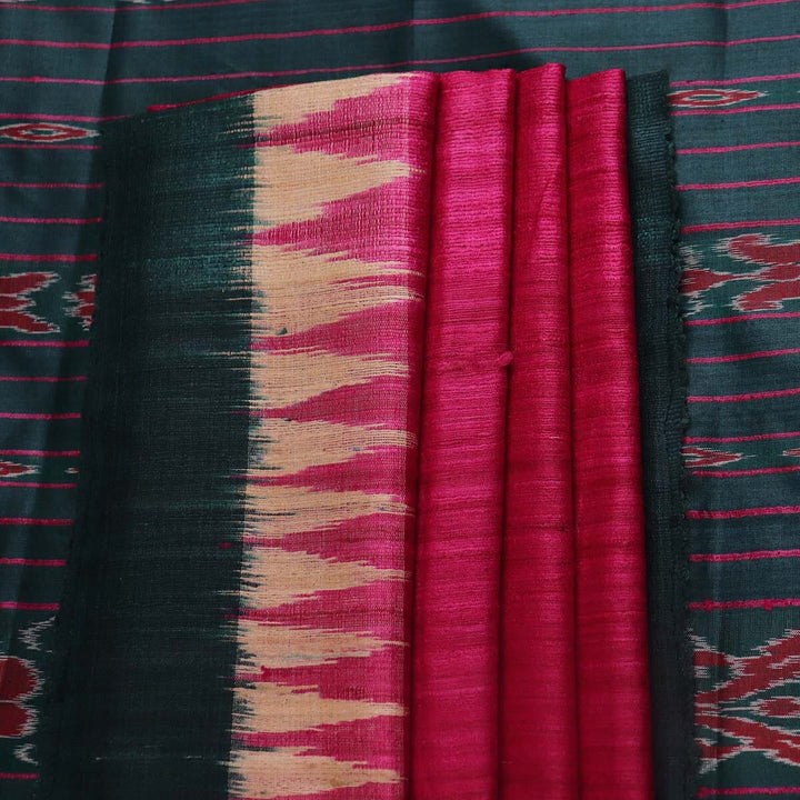 Handloom Sambalpuri Tusser Saree Handloom Saree_Tussser Silk Priyadarshini Handloom