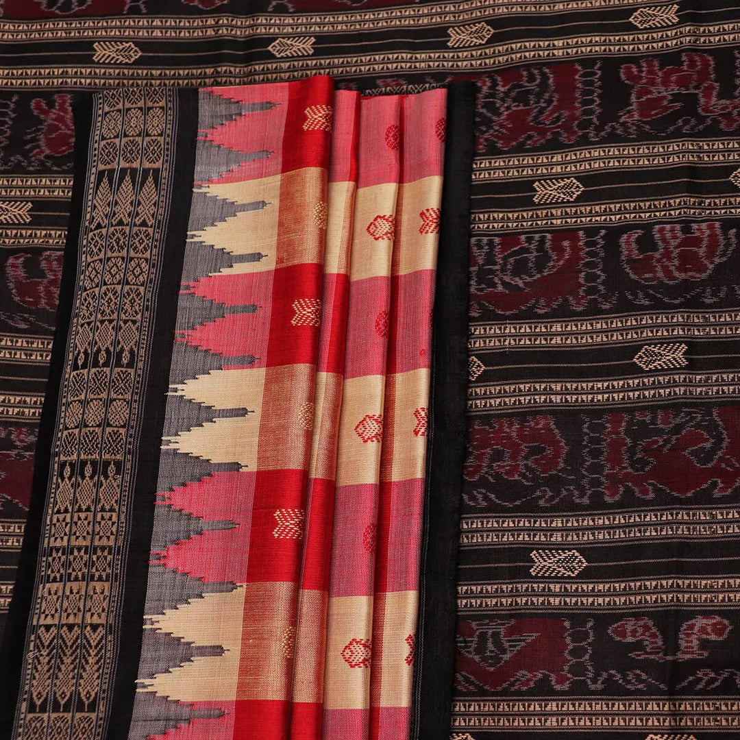 Handloom Sambalpuri Tusser Saree Handloom Saree_Tussser Silk Priyadarshini Handloom