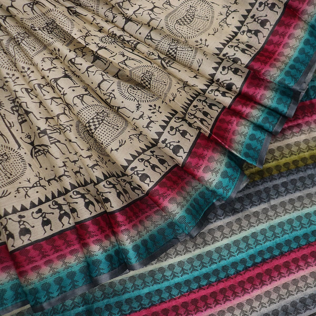 Handloom Sambalpuri Tusser Saree Handloom Saree_Tussser Silk Priyadarshini Handloom