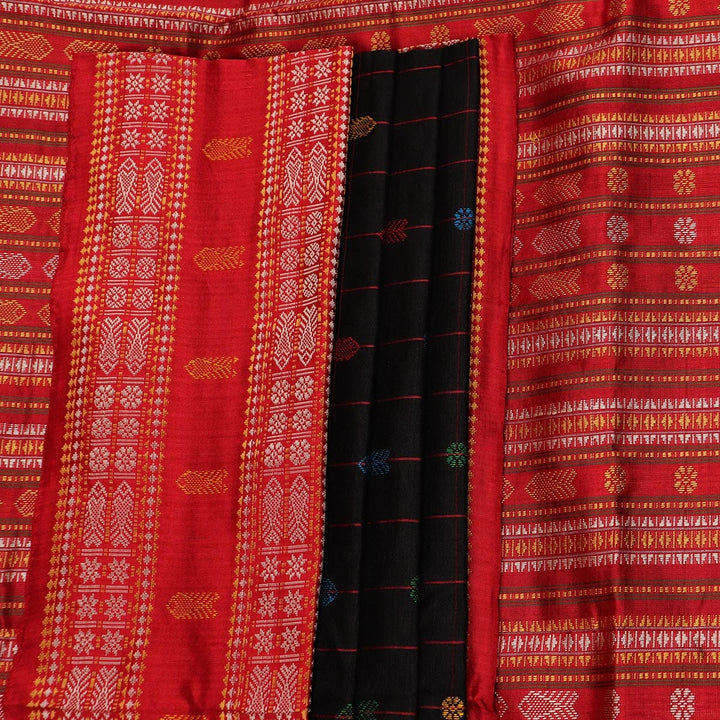 Handloom Sambalpuri Tusser Saree Handloom Saree_Tussser Silk Priyadarshini Handloom