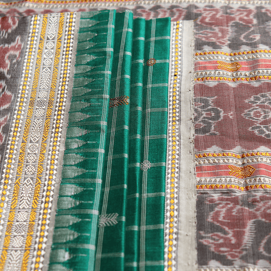 Handloom Sambalpuri Tusser Saree Handloom Saree_Tussser Silk Priyadarshini Handloom