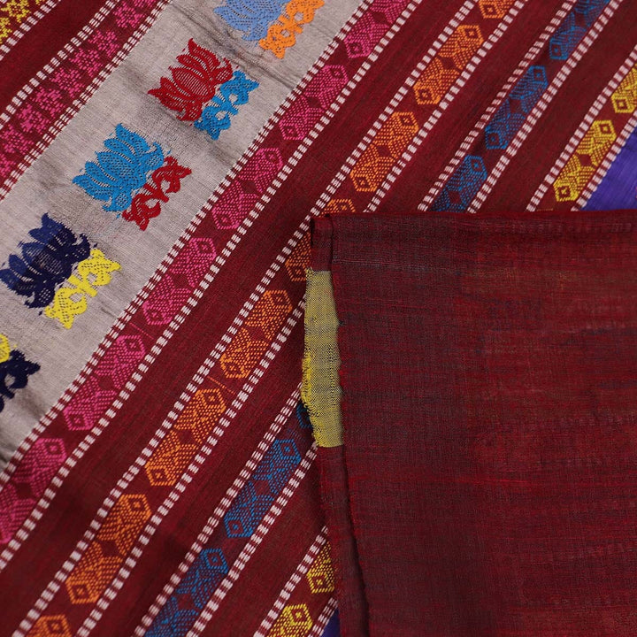 Handloom Sambalpuri Tusser Saree Handloom Saree_Tussser Silk Priyadarshini Handloom 