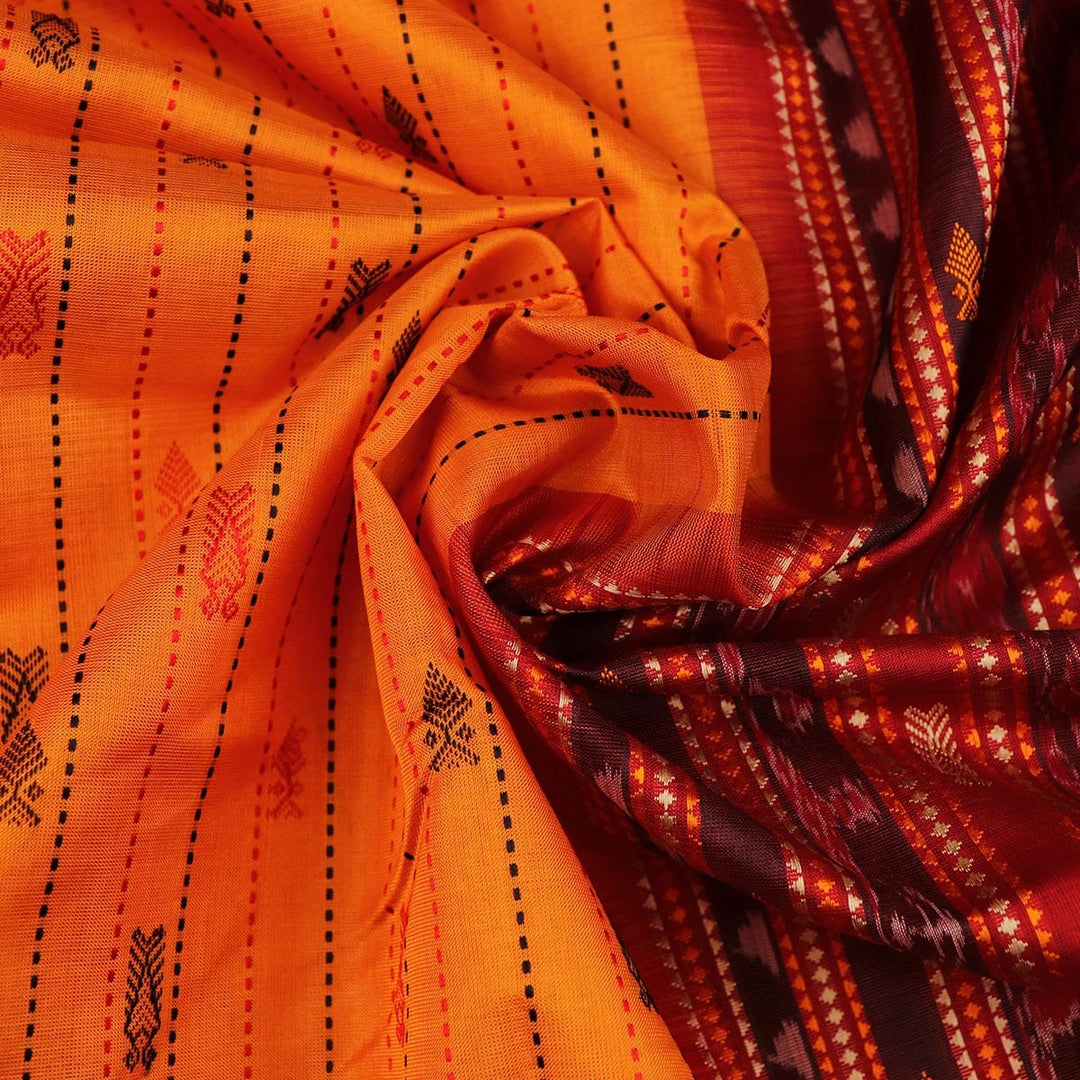 Handloom Sambalpuri Tusser Saree Handloom Saree_Tussser Silk Priyadarshini Handloom 