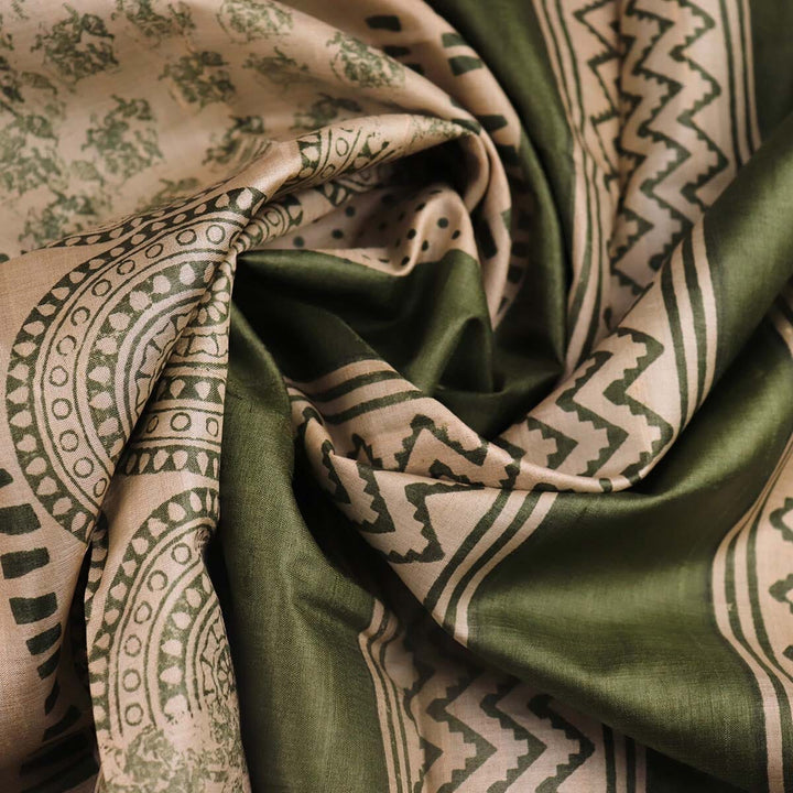 Handloom Sambalpuri Tusser Saree Handloom Saree_Tussser Silk Priyadarshini Handloom