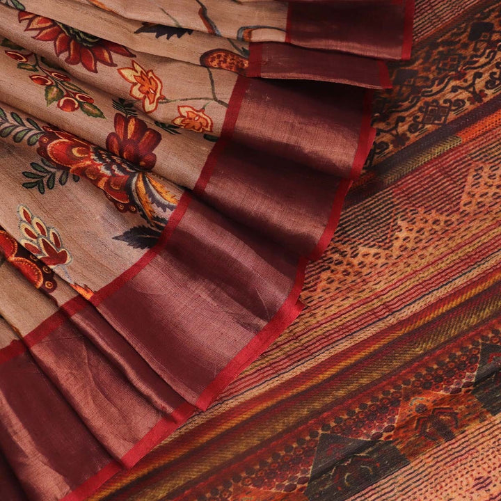Handloom Sambalpuri Tusser Saree Handloom Saree_Tussser Silk Priyadarshini Handloom