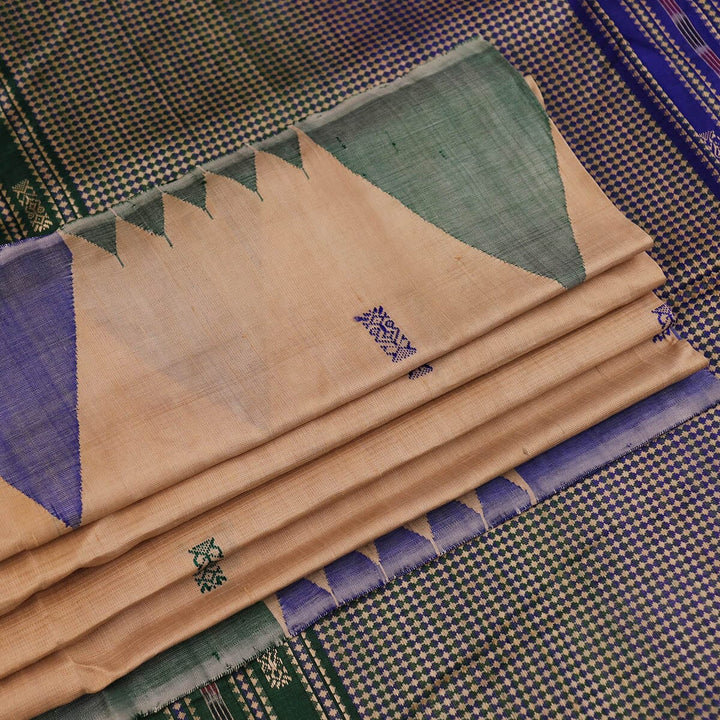 Handloom Sambalpuri Tusser Saree Handloom Saree_Tussser Silk Priyadarshini Handloom