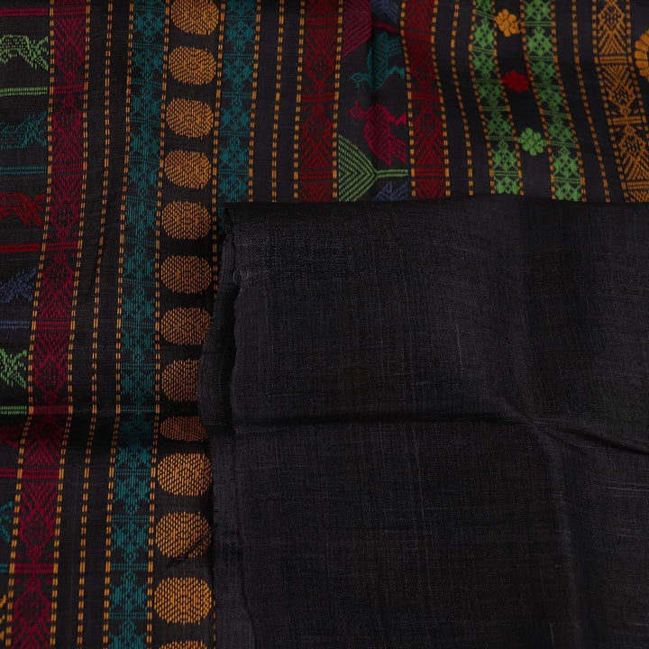 Handloom Sambalpuri Tusser Saree Handloom Saree_Tussser Silk Priyadarshini Handloom