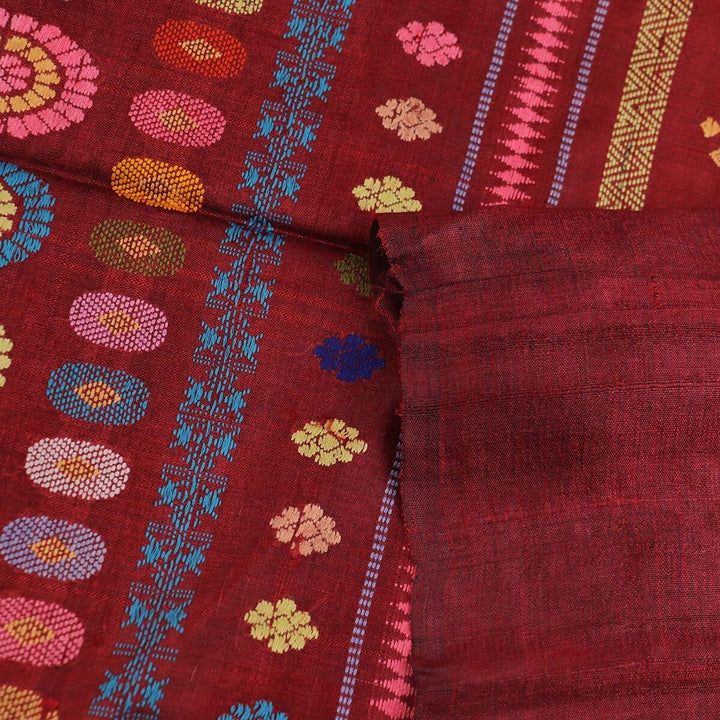 Handloom Sambalpuri Tusser Saree Handloom Saree_Tussser Silk Priyadarshini Handloom 