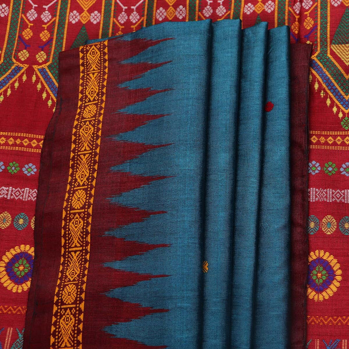 Handloom Sambalpuri Tusser Saree Handloom Saree_Tussser Silk Priyadarshini Handloom 