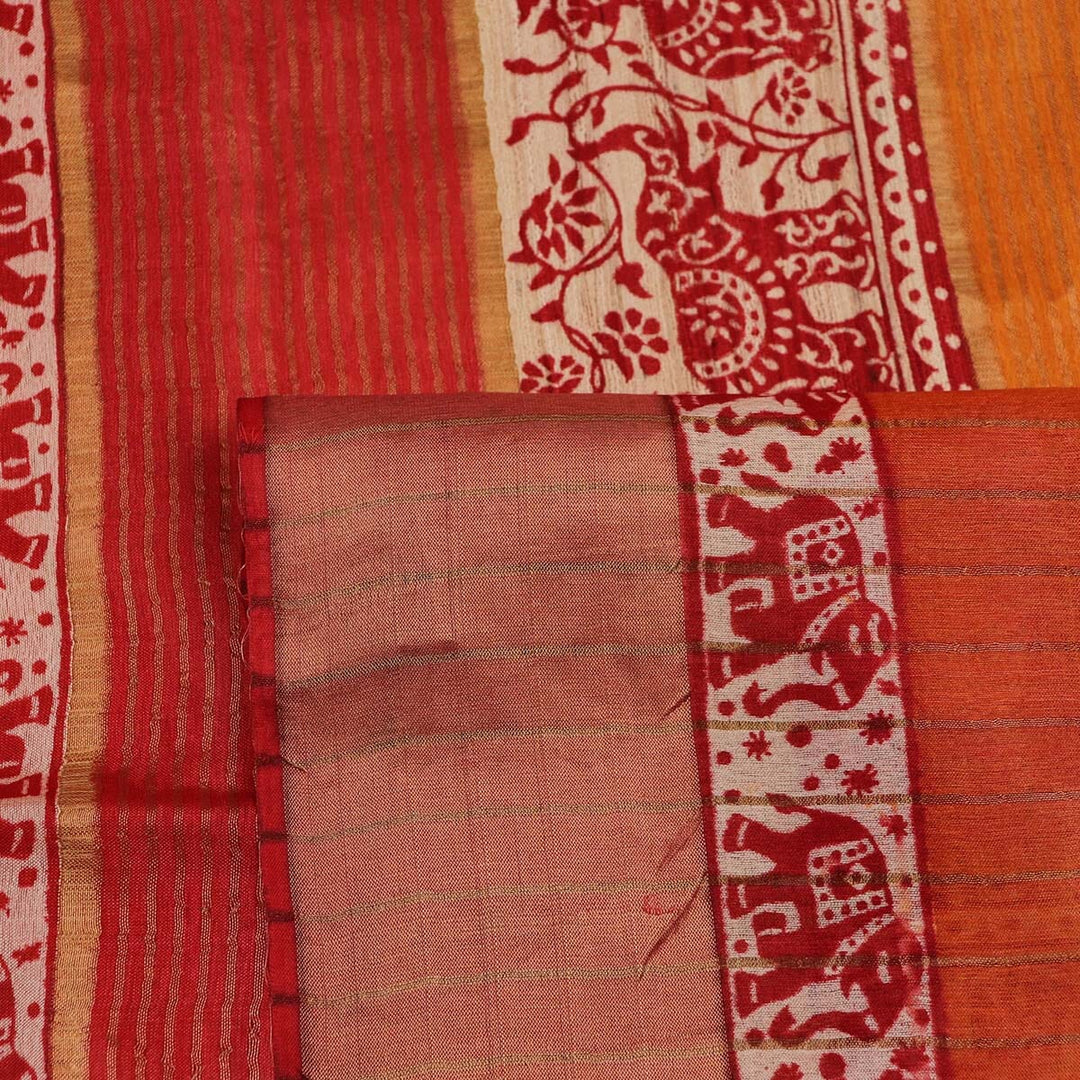 Handloom Sambalpuri Tusser Saree Handloom Saree_Tussser Silk Priyadarshini Handloom