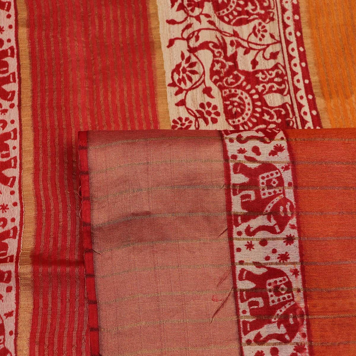 Handloom Sambalpuri Tusser Saree Handloom Saree_Tussser Silk Priyadarshini Handloom