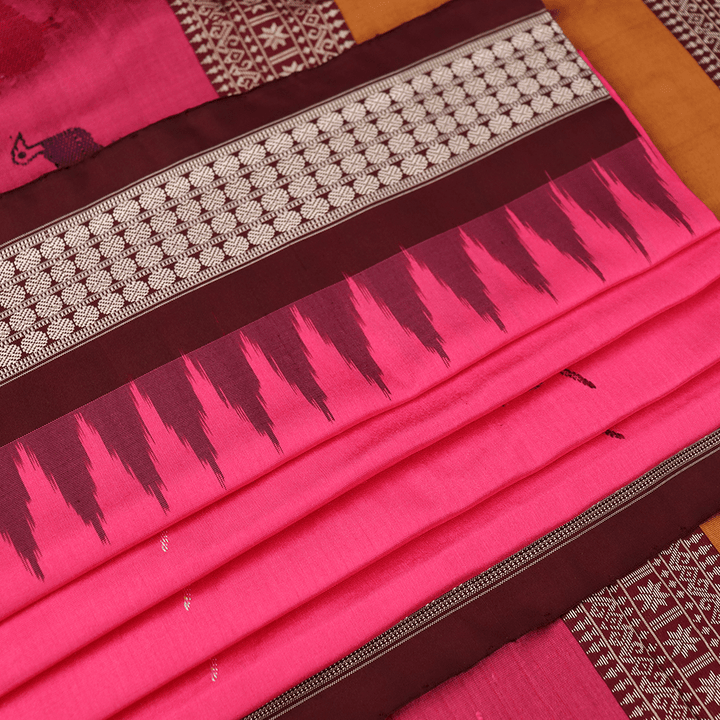 Handloom Silk Bomkai Saree Handloom Saree_Bomkai Silk Priyadarshini Handloom