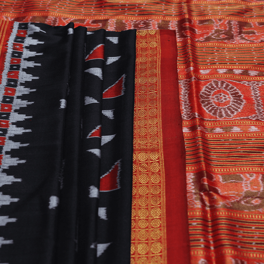 Handloom Silk Bomkai Saree Handloom Saree_Bomkai Silk Priyadarshini Handloom