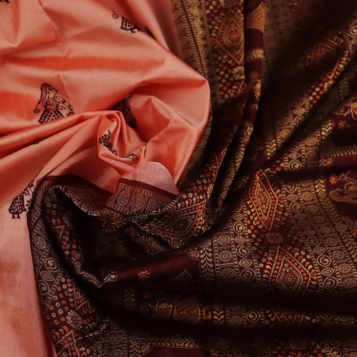 Handloom Silk Bomkai Saree Handloom Saree_Bomkai Silk Priyadarshini Handloom