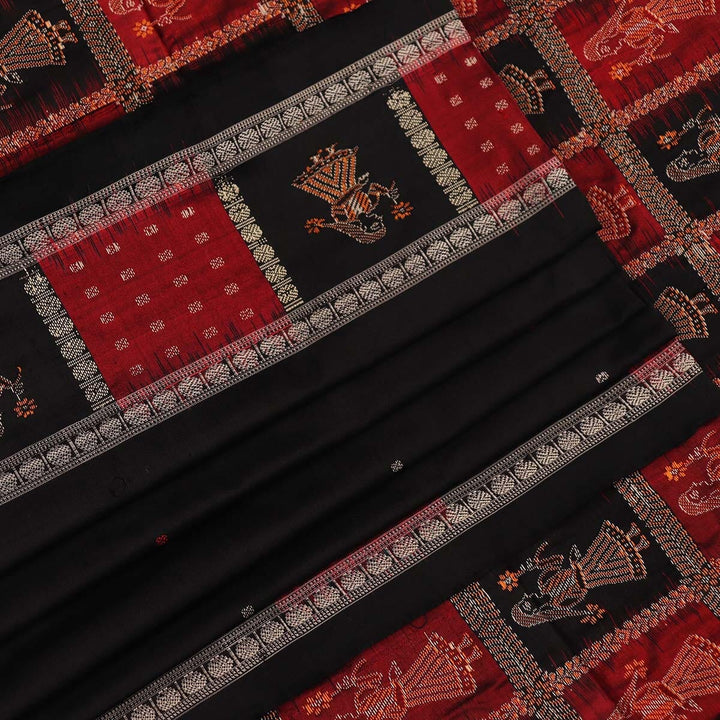 Handloom Silk Bomkai Saree Handloom Saree_Bomkai Silk Priyadarshini Handloom