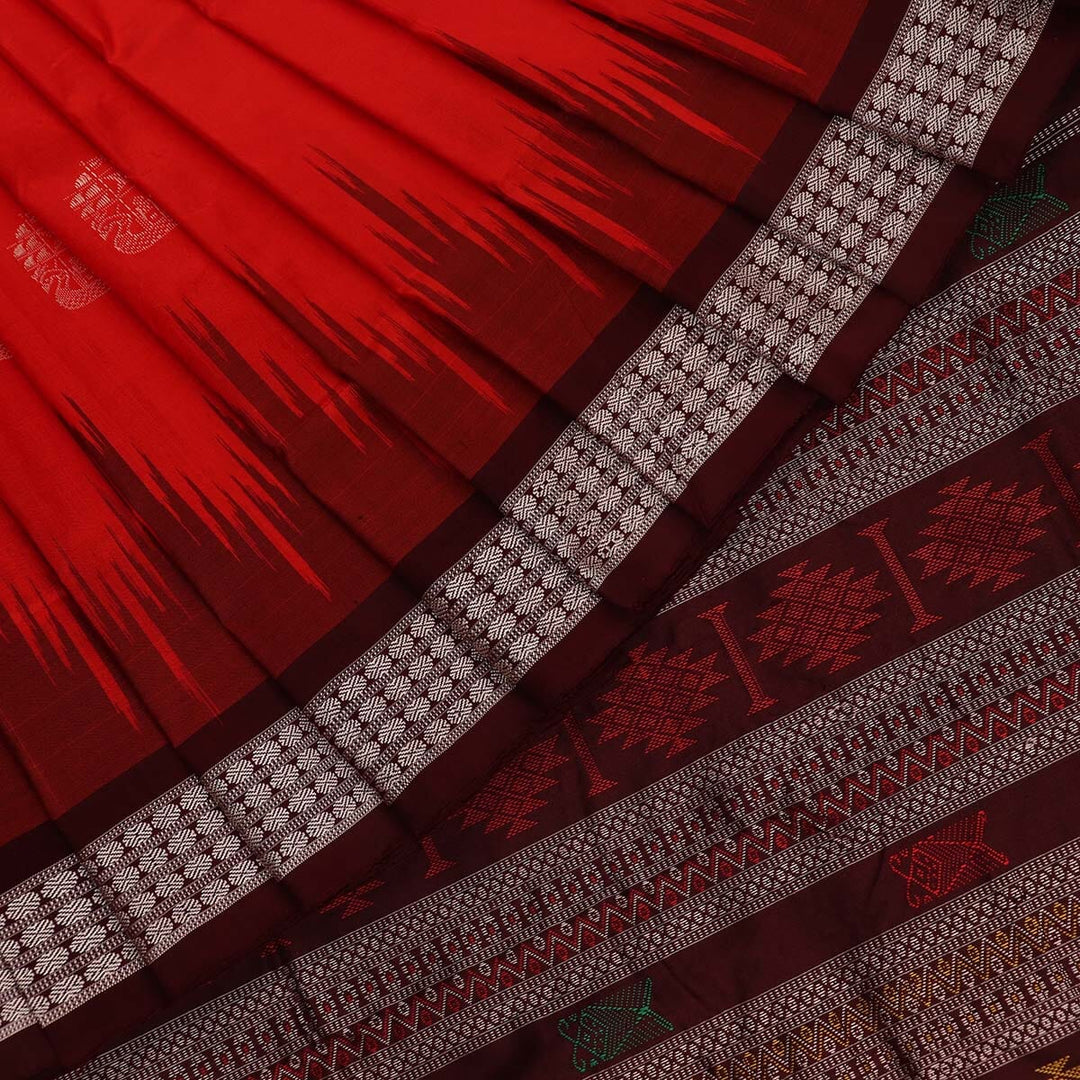 Priyadarshini Handloom, Handwoven Bomkai Silk Saree, Silk Saree, Handloom Saree, Traditional Saree, Indian Saree, Handloom Silk Saree, Ethno-chic Saree.
