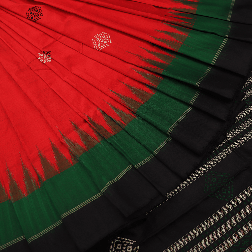 Handloom Silk Bomkai Saree Handloom Saree_Bomkai Silk Priyadarshini Handloom