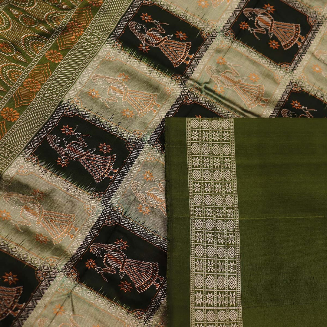 Handloom Silk Bomkai Saree Handloom Saree_Bomkai Silk Priyadarshini Handloom