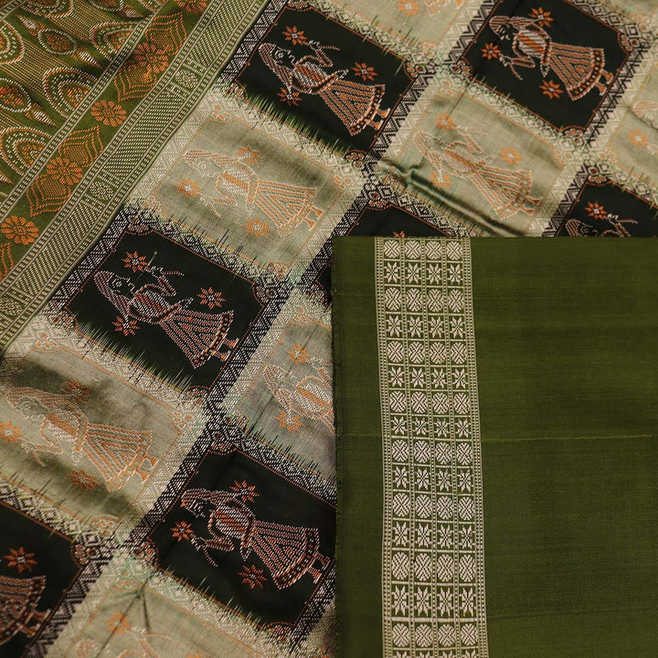 Handloom Silk Bomkai Saree Handloom Saree_Bomkai Silk Priyadarshini Handloom