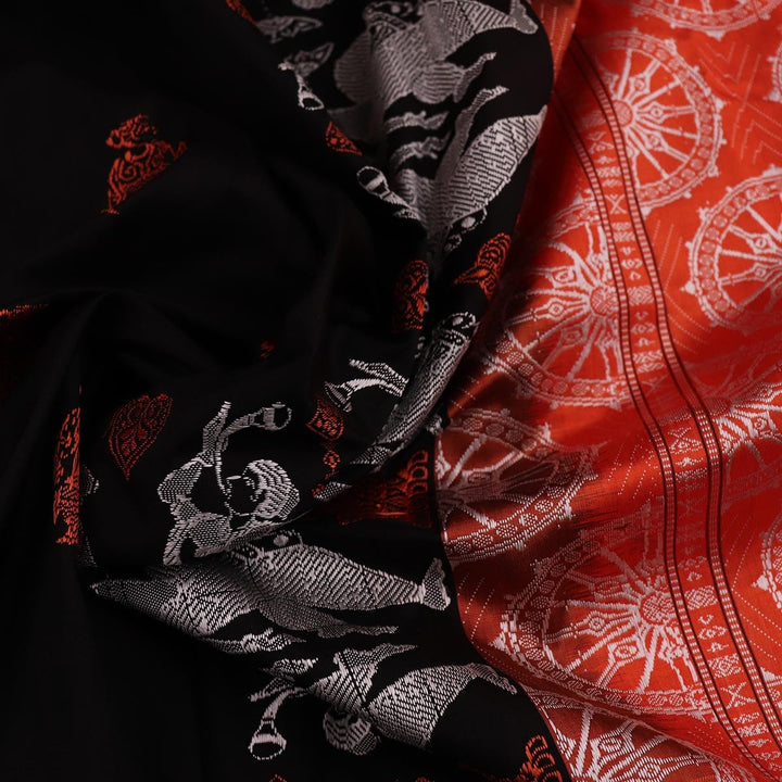 Handloom Silk Bomkai Saree Handloom Saree_Bomkai Silk Priyadarshini Handloom