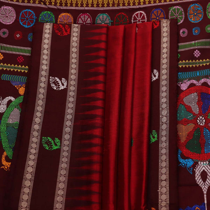 Handloom Silk Bomkai Saree Handloom Saree_Bomkai Silk Priyadarshini Handloom