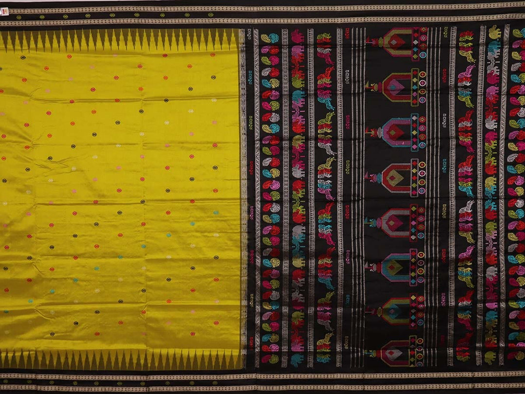 Handloom Silk Bomkai Saree Handloom Saree_Bomkai Silk Priyadarshini Handloom