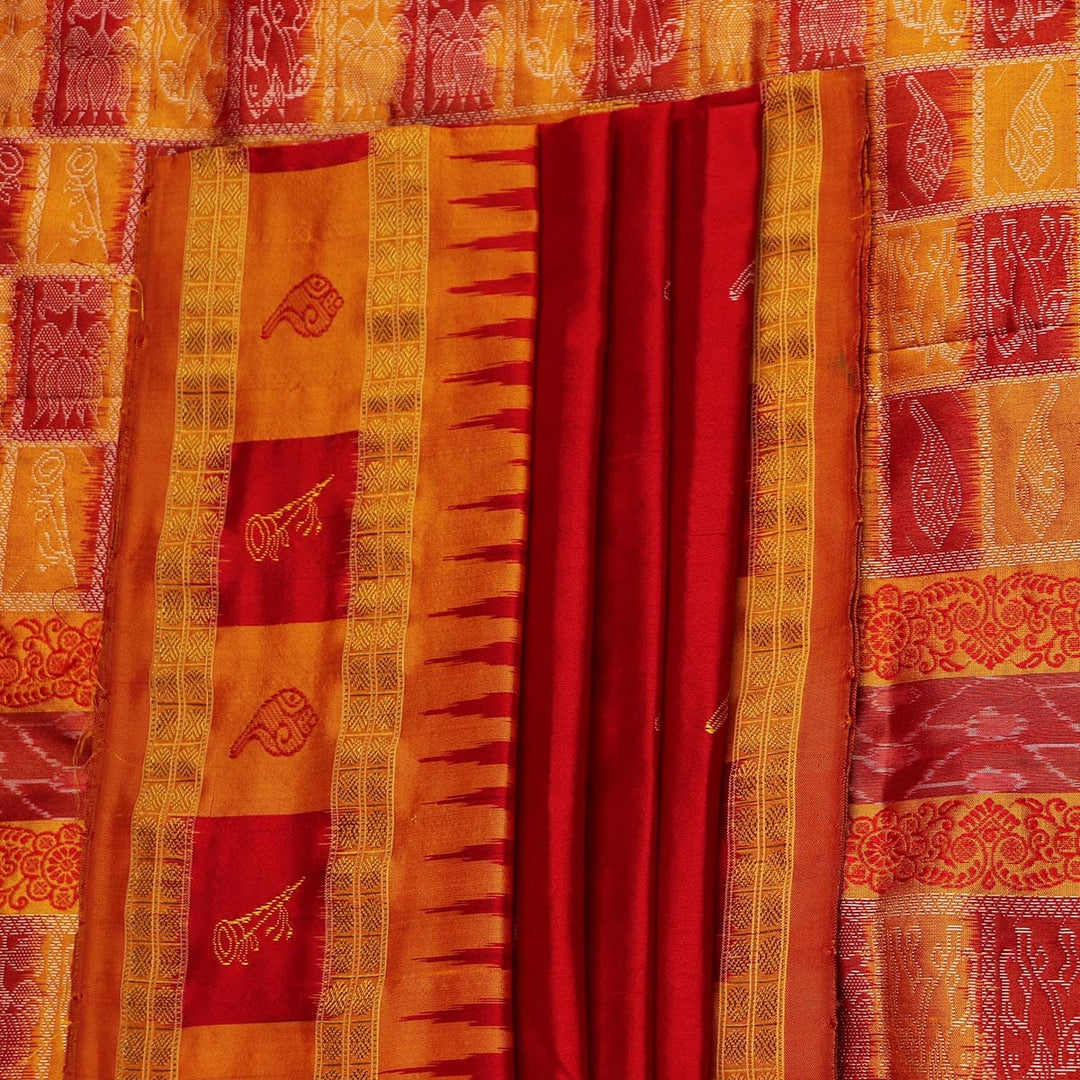 Handloom Silk Bomkai Saree Handloom Saree_Bomkai Silk Priyadarshini Handloom