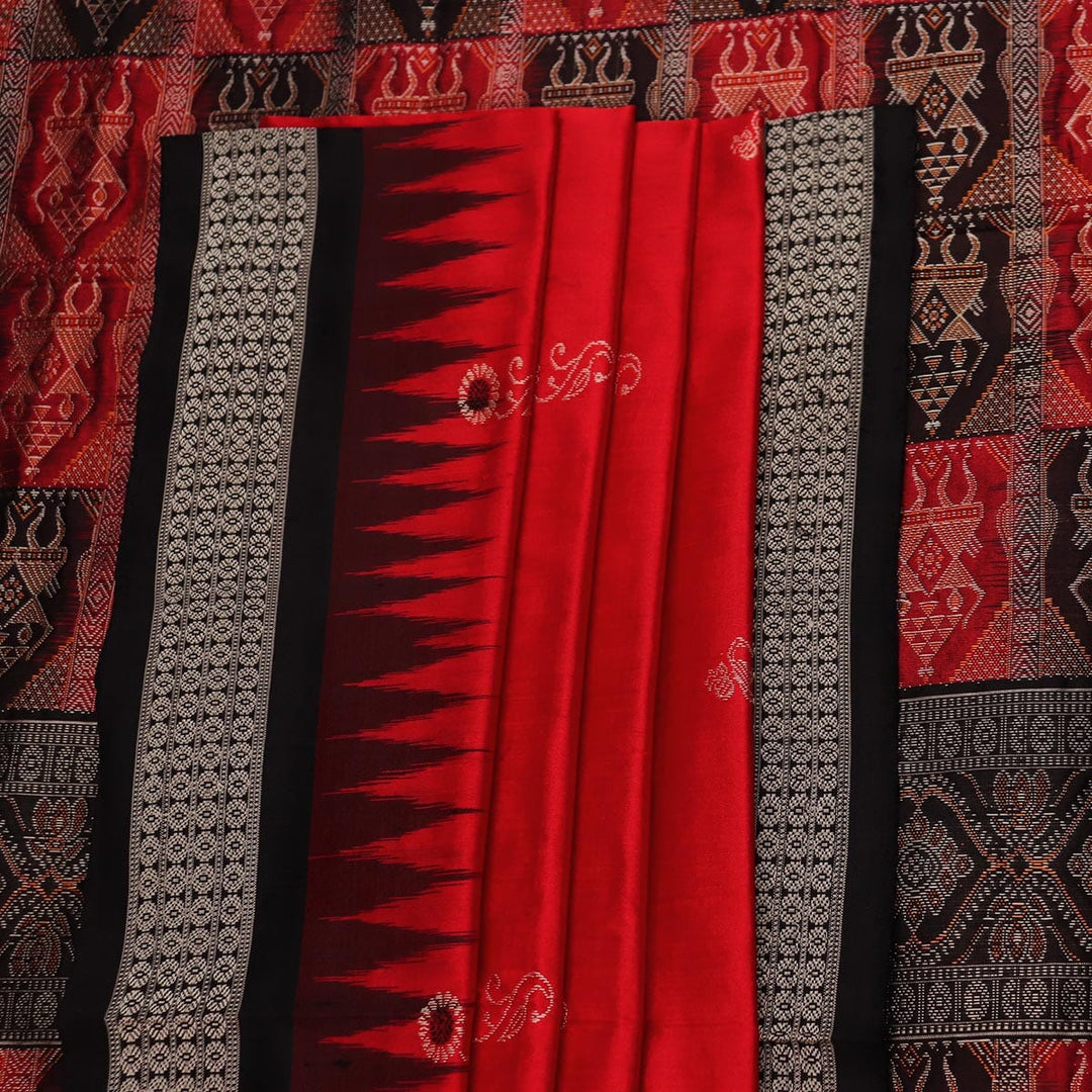 Handloom Silk Bomkai Saree Handloom Saree_Bomkai Silk Priyadarshini Handloom