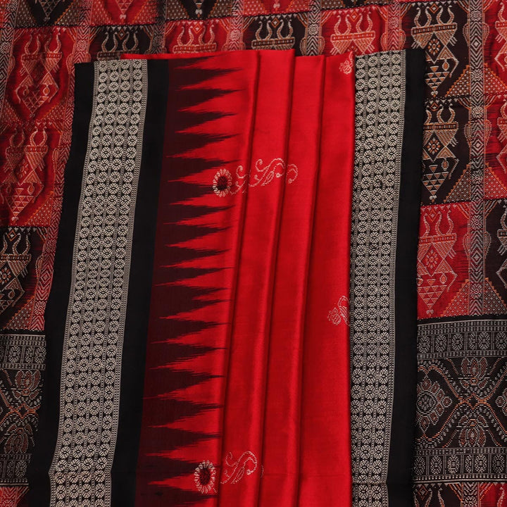 Handloom Silk Bomkai Saree Handloom Saree_Bomkai Silk Priyadarshini Handloom
