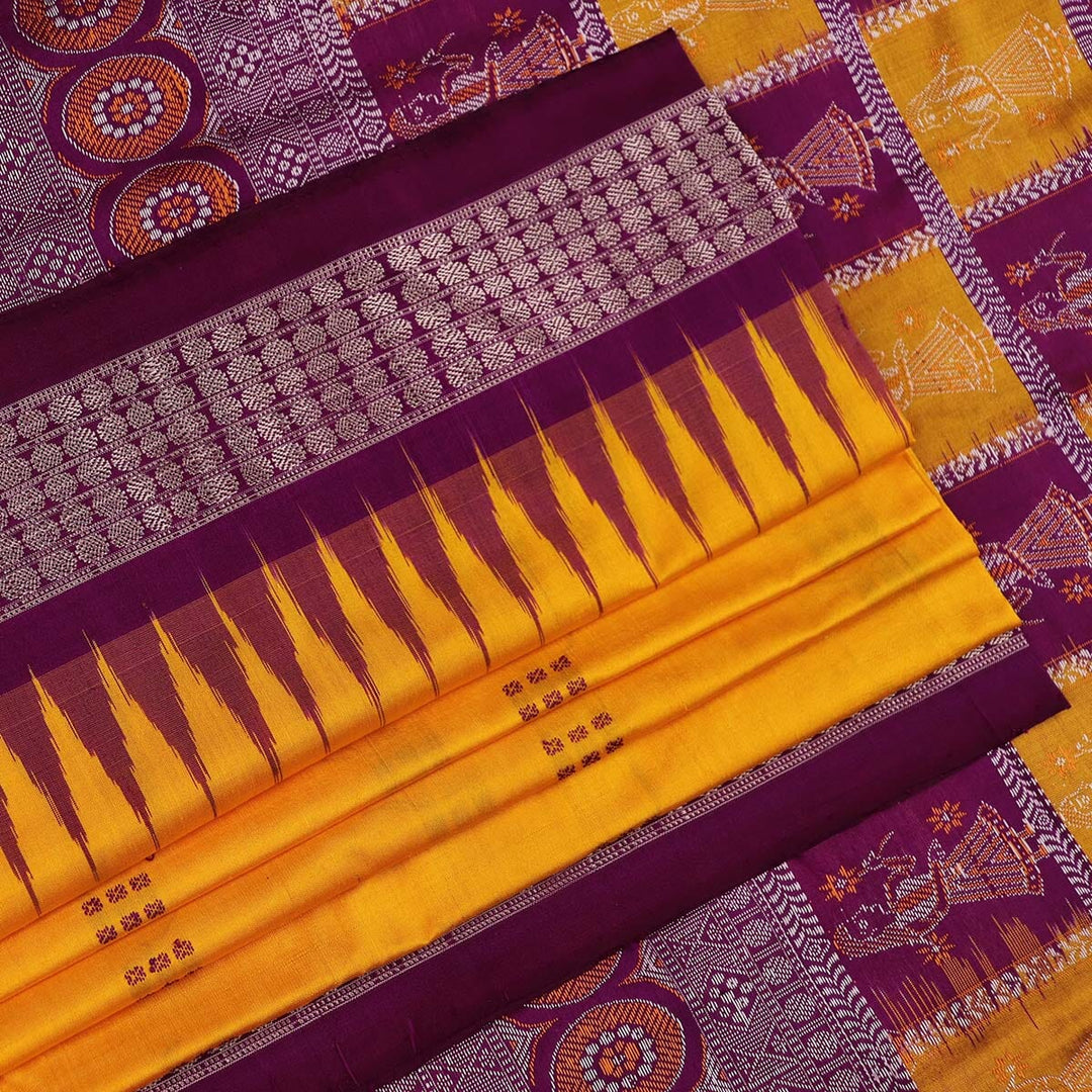 Handloom Silk Bomkai Saree Handloom Saree_Bomkai Silk Priyadarshini Handloom