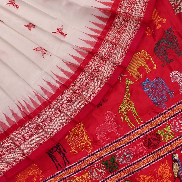 Priyadarshini Handloom, Handwoven Bomkai Silk Saree, Silk Saree, Handloom Saree, Traditional Saree, Indian Saree, Handloom Silk Saree, Ethno-chic Saree.