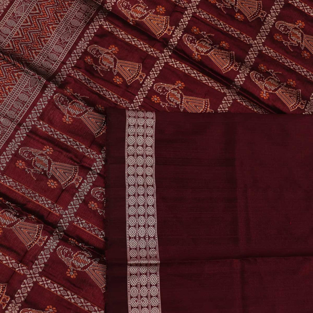 Handloom Silk Bomkai Saree Handloom Saree_Bomkai Silk Priyadarshini Handloom