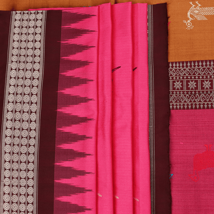 Handloom Silk Bomkai Saree Handloom Saree_Bomkai Silk Priyadarshini Handloom