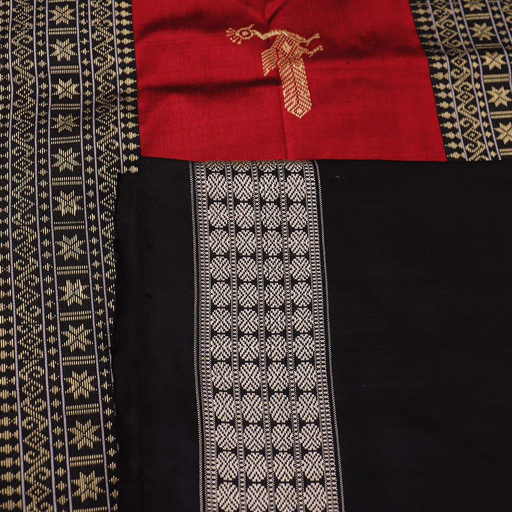 Handloom Silk Bomkai Saree Handloom Saree_Bomkai Silk Priyadarshini Handloom
