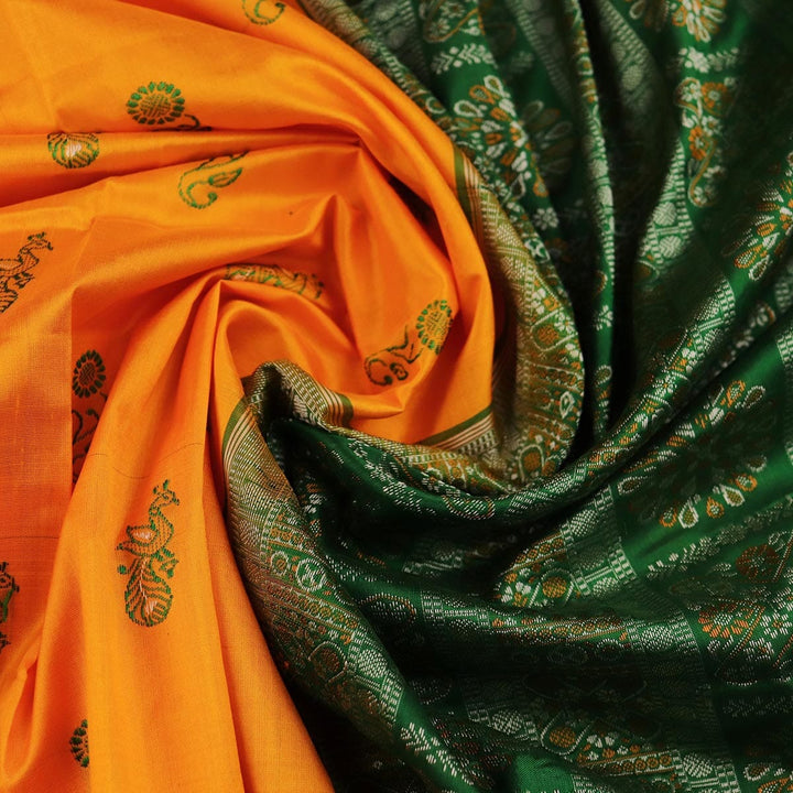 Handloom Silk Bomkai Saree Handloom Saree_Bomkai Silk Priyadarshini Handloom