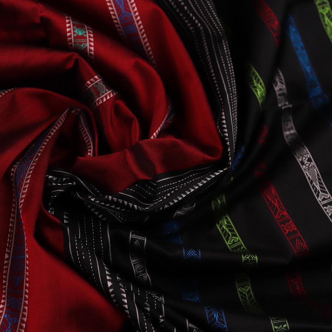 Handloom Silk Bomkai Saree Handloom Saree_Bomkai Silk Priyadarshini Handloom