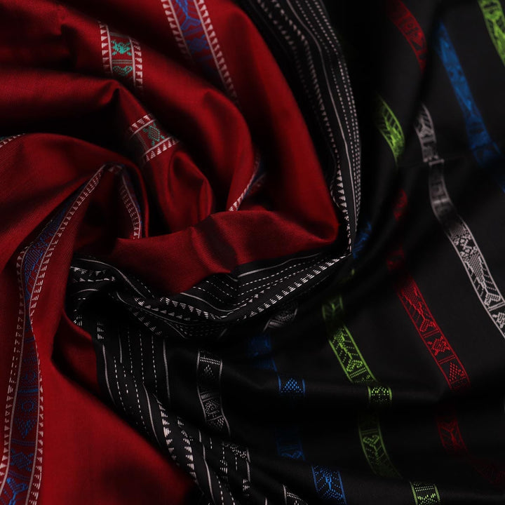 Handloom Silk Bomkai Saree Handloom Saree_Bomkai Silk Priyadarshini Handloom