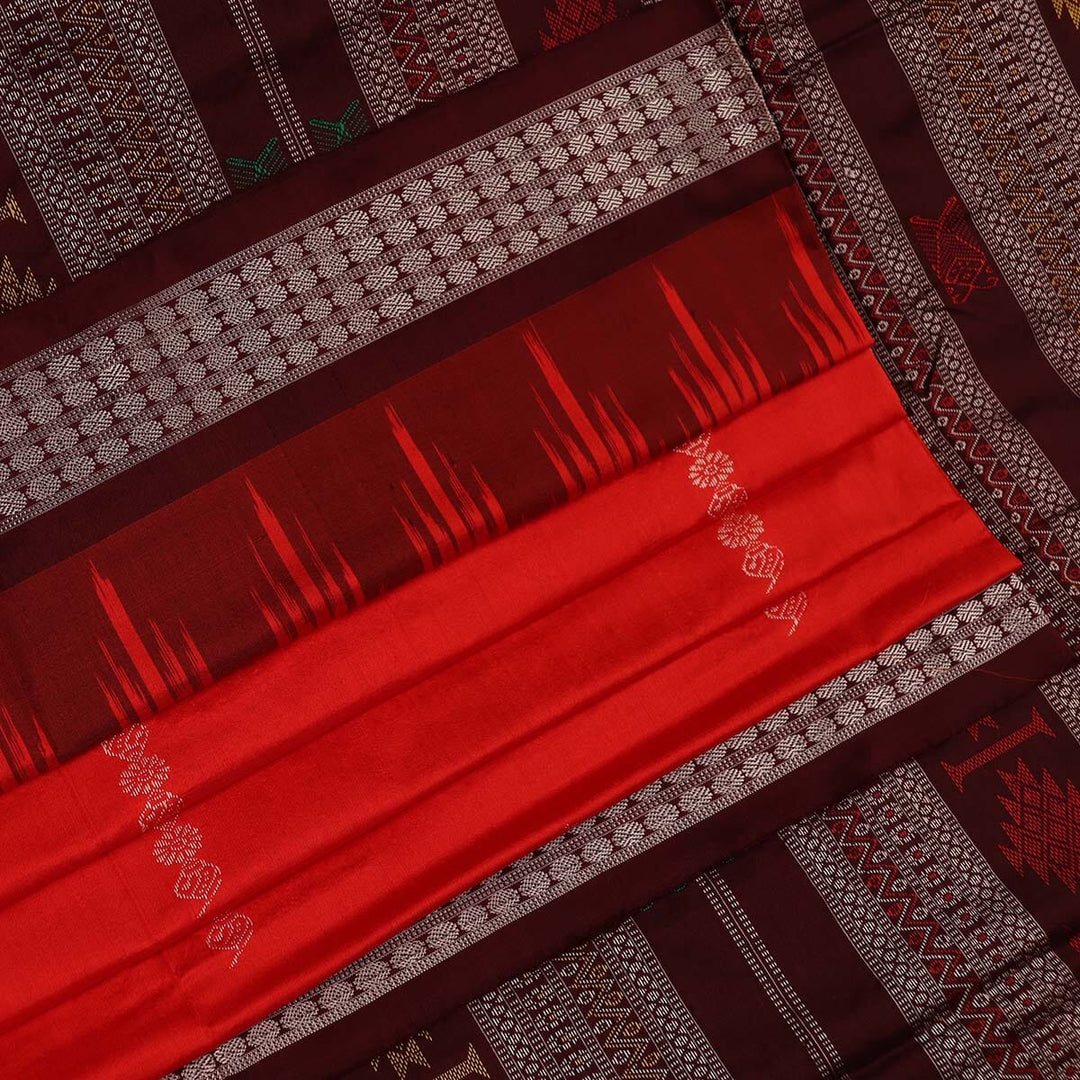 Handloom Silk Bomkai Saree Handloom Saree_Bomkai Silk Priyadarshini Handloom