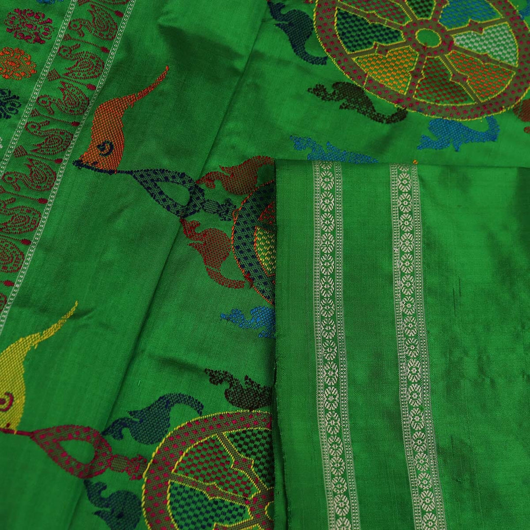 Handloom Silk Bomkai Saree Handloom Saree_Bomkai Silk Priyadarshini Handloom