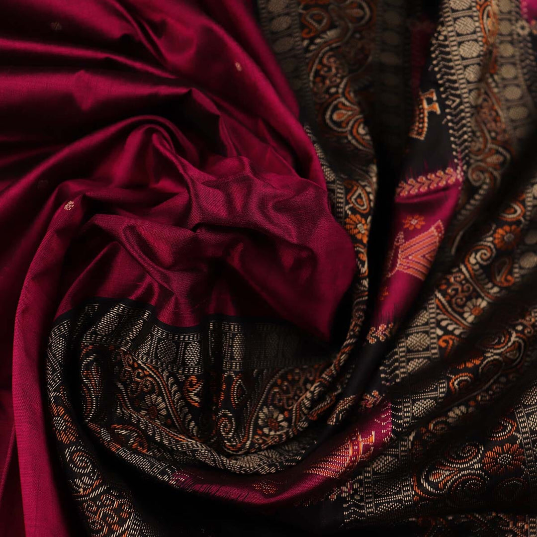 Handloom Silk Bomkai Saree Handloom Saree_Bomkai Silk Priyadarshini Handloom