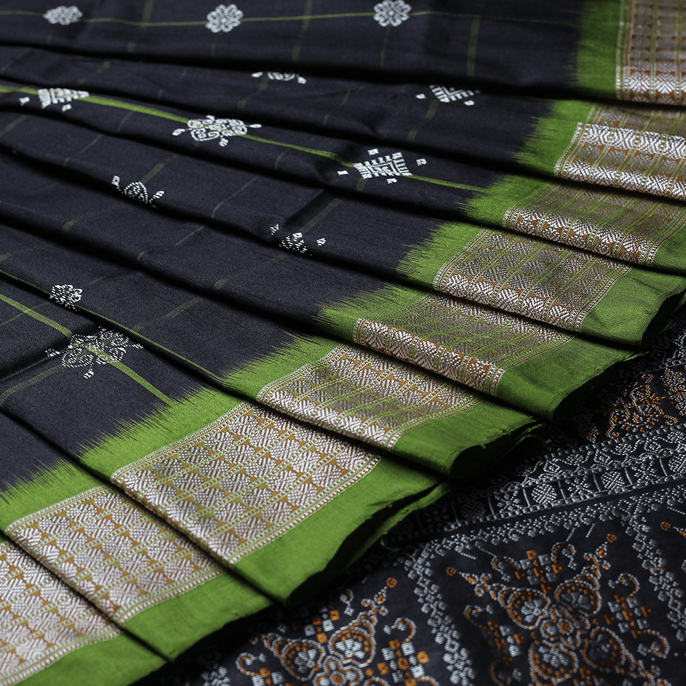 Handloom Silk Bomkai Saree Handloom Saree_Bomkai Silk Priyadarshini Handloom