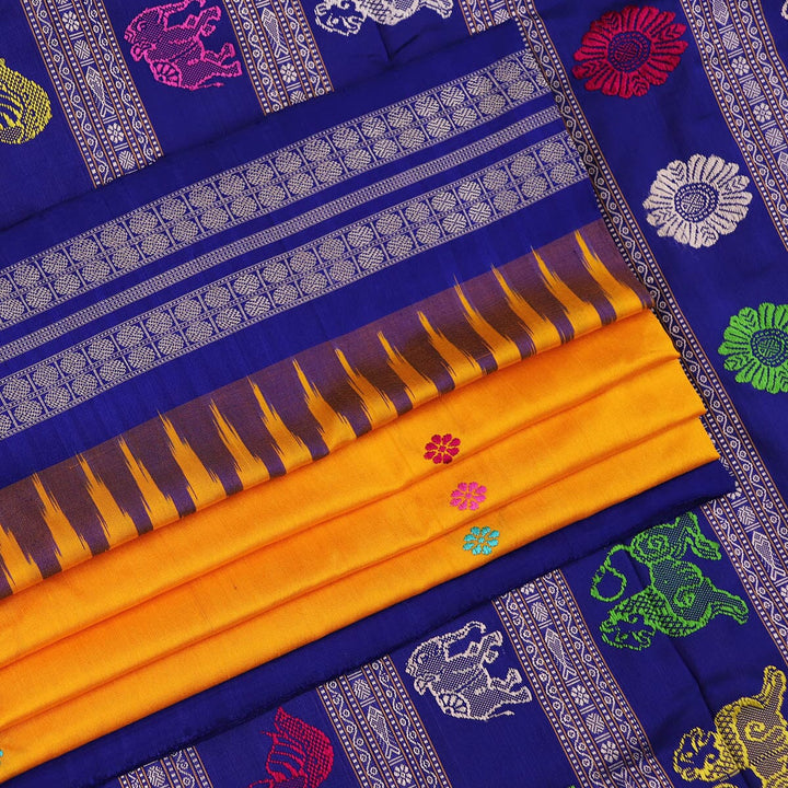 Handloom Silk Bomkai Saree Handloom Saree_Bomkai Silk Priyadarshini Handloom