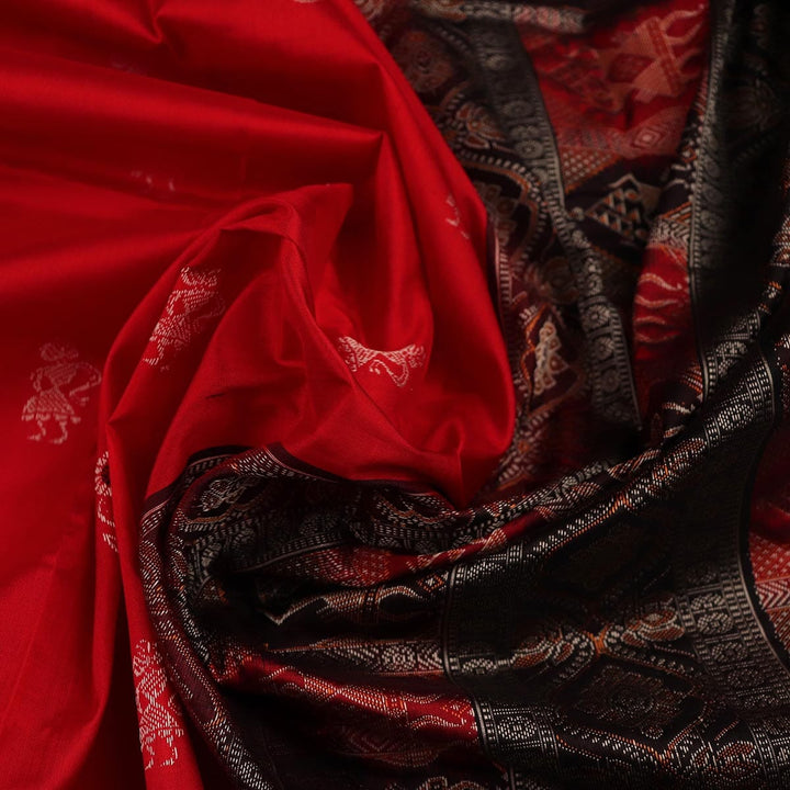 Handloom Silk Bomkai Saree Handloom Saree_Bomkai Silk Priyadarshini Handloom