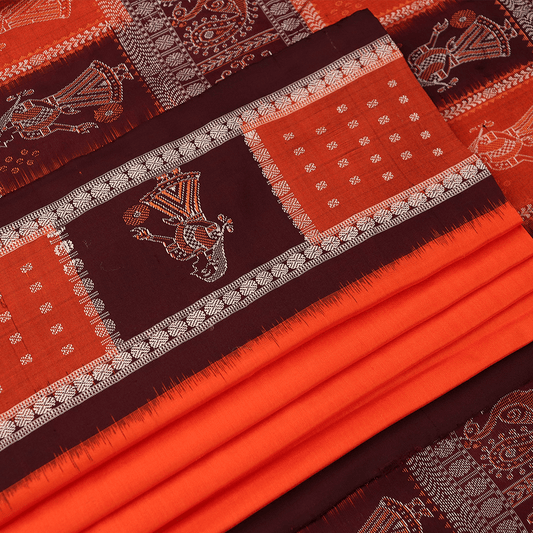 Handloom Silk Bomkai Saree Handloom Saree_Bomkai Silk Priyadarshini Handloom